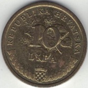 Chorwacja 10 lipa lip 1997 - 20 mm - nr 2
