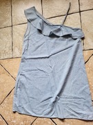 Sukienka dżinsowa cienka  przez ramię