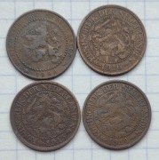 #2642 Holandia zestaw 1 cent 1904-1916