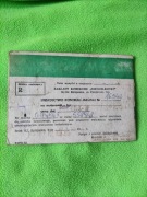 Karta gwarancyjna motoroweru Romet Komar roku 80