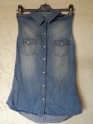 AMISU jeans top bluzka damska  M