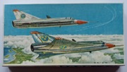 Samolot Model Saab - J 35 Veb Plasticart kompletny oryginał Produkcja 1975 