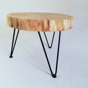 Stolik Kawowy z plastra drewna