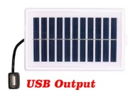 Przenośna ładowarka solarna USB na kemping pod namiot , ładowanie telefonu