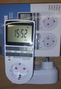2x PROGRAMATOR CZASOWY TIMER CYFROWY LCD WYŁĄCZNIK