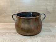 Stary Miedziany Szczelny Garnek 15L