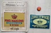 ŻYWIEC - Reklamy z blachy tłoczonej - Piwo Marcowe