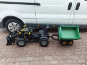 traktorek koparka Rolly Toys Deutz Warrior zabawka na pedały