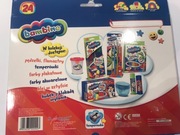 Kredki BAMBINO 24 kolory w drewnie 15cm + temperówka FO-20132