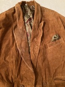 Kurtka Skórzana Męska Marynarka Stylizacja Casual