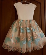 Sukienka wizytowa dla dziewczynki R. 92