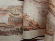 Zakazane miasto - Obraz malowany na jedwabiu.