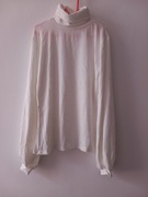 Golf biały wiskoza roz.S wymiary opis