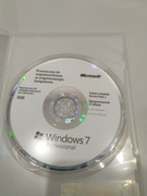 Windows 7 płyta instalacyjna, plus naklejka