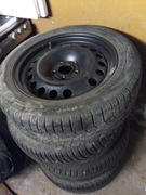 4 felgi stalowe z oponami 205/55/16  zima et37 16"