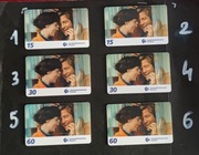 KARTA CZIPOWA / ZESTAW  DO WYBORU  /  błyszczaca / nr.6 matowa / 