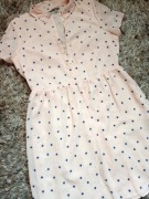 Sukienka różowa serduszka limited edition rozmiar 12