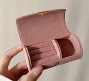 Etui na biżuterię pudełko przenośne na wyjazd wakacje małe szkatułka