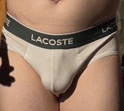 Slipy męskie Lacoste romiar. M - BIAŁE