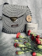 Torebka oreo w powiększonej wersji na szydełku