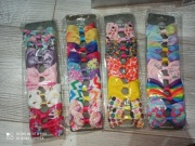 Nowy zestaw spinek kokardek różne wzory Cudne