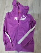 Bluza Puma fioletowa z Kapturem M/L