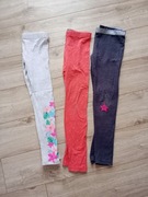 Trzy pary legginsów 134/140