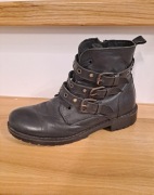 Botki skórzane dla dziewczynki, jesień/zima, rozm. 33