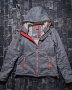 SUPERDRY JPN SD-WINDTREKKER KURTKA DAMSKA Z KAPTUREM SOFTSHELL WIATRÓWKA