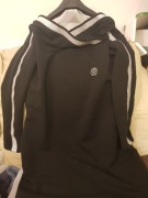 Sukienka dresowa Bella Donna casual ze  srebrnymi M 