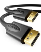 Nowy kabel DeleyCON 2m DisplayPort - 4K 2160p, 3D, HDCP monitora