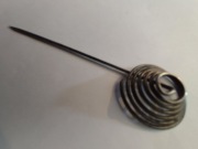 Bardzo dawna szpilka do kapelusza rękodzieło antyk!