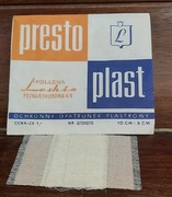 Kolekcjonerski -Plaster  PRL- PRESTO-PLAST-Pollena Lechia Poznań - lata 70