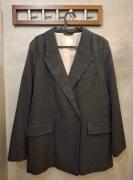 Marynarka żakiet pepitka H&M r. M