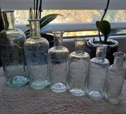 Zestaw starych but.aptecznych Königl Hofapotheke Glogau