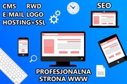 STRONA INTERNETOWA WWW +DOMENA+HOSTING+SSL+CMS+SEO