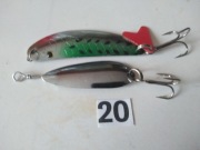 Blystki spinningowe zestaw - 2 szt