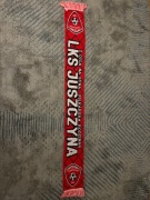 Szalik kolekcjonerski ŁKS JUSZCZYNA "Z OJCA NA SYNA... PIŁKARSKA RODZINA"