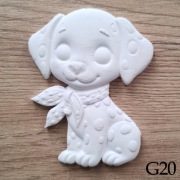 Dalmatyńczyk psi patrol pełna detali kolorowanka antystresowa 3D z gipsu