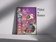 Plakat  Kanye west graduation Plakat w ramce 30x40