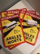 ANGLES MORTS 5 sztuk Martwe Pole Francja  DRUK UV!