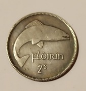 Moneta irlandzki floren (2 szylingi) 1943r.
