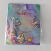 Zestaw naszyjnik i zawieszki dla dziewczynki