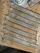 Noże tokarskie 14 sztuk nóż