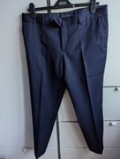 Spodnie garniturowe granatowe vistula 100% wełna