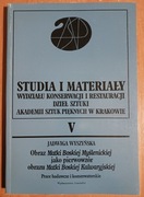 Obraz Matki Boskiej Myślenickiej - studia