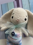Zajączek zrobiony na szydełku crochet bunny