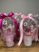 Mini Balloon Box z mydlaną różą - prezent