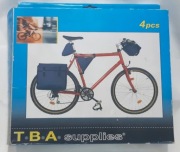 Sakwy rowerowe – komplet 4 sztuki