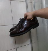 buty męskie Excelleni 46 unisex eleganckie czarne ciemne czerwone b